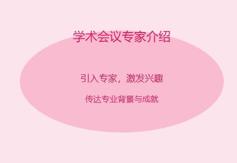 学术会议介绍专家如何开头