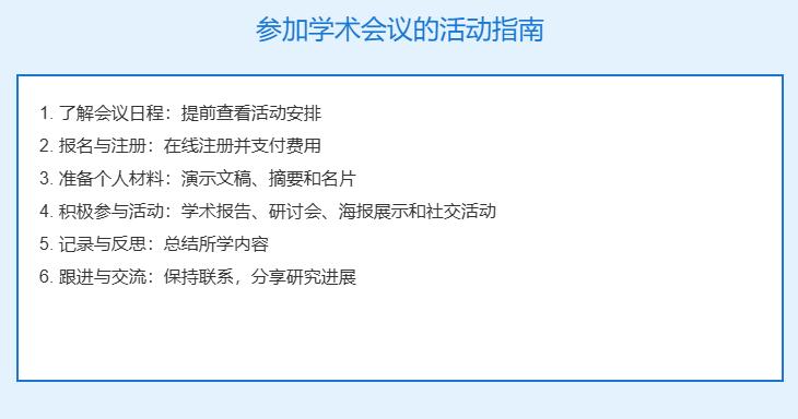 研究生学术会议怎么参加活动