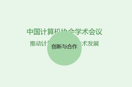 中国计算机协会学术会议有哪些